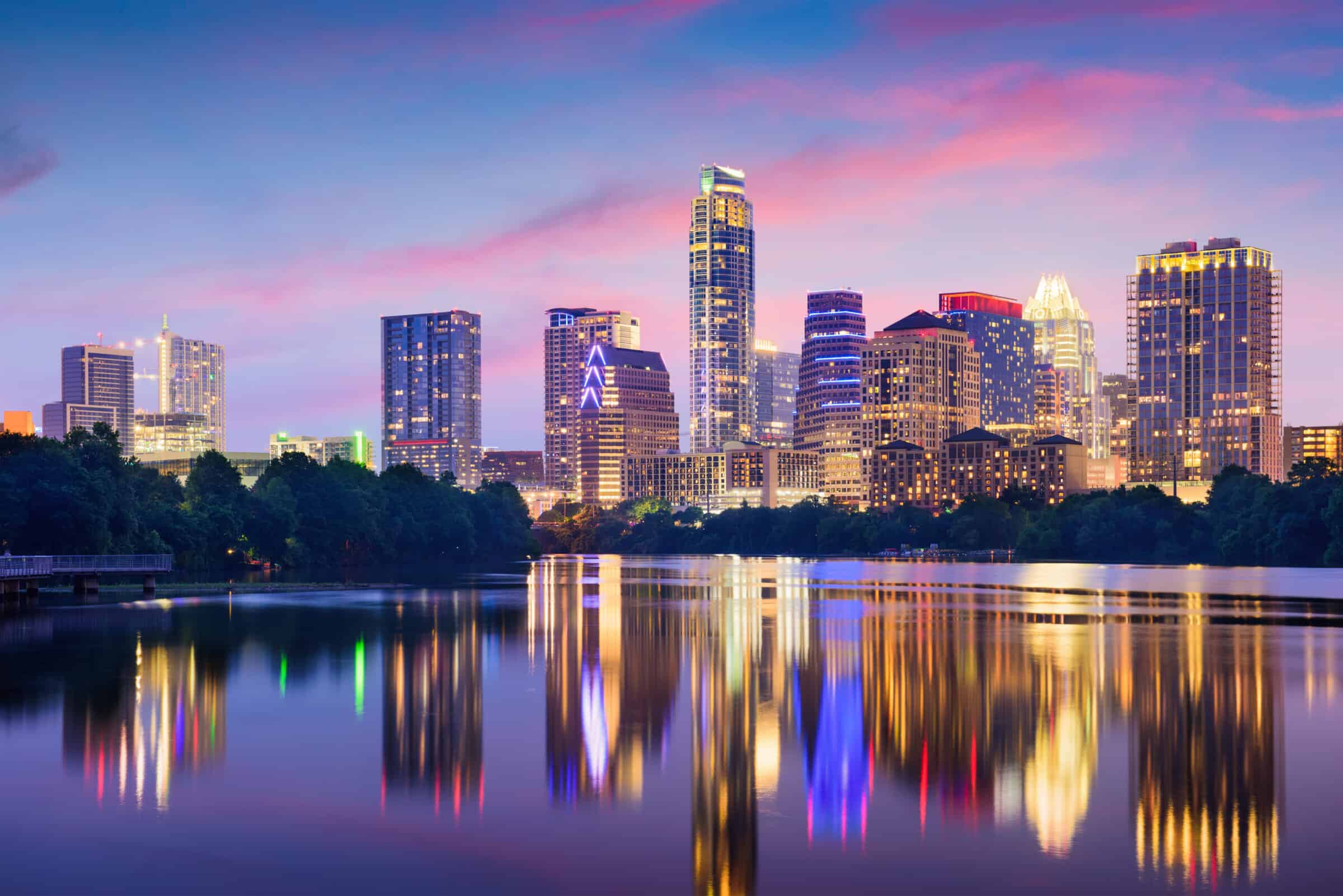 Skyline of Downtown, Ausitn Texas, USA
